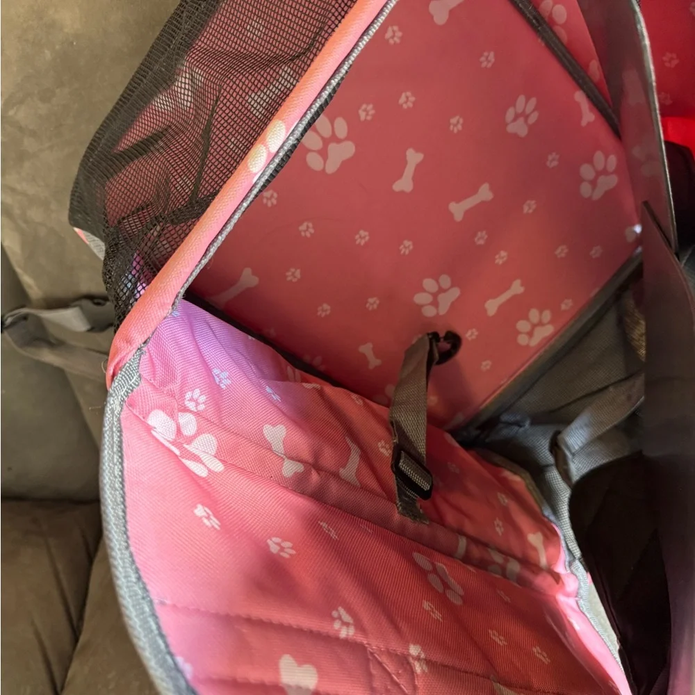 Pink Pet Car Seat